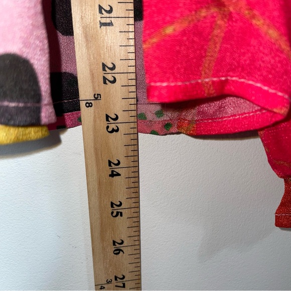 Bl^nk London x Anthropologie MIRANDA PEASANT Pink Black Eclectic Size Petite S - Picture 11 of 12